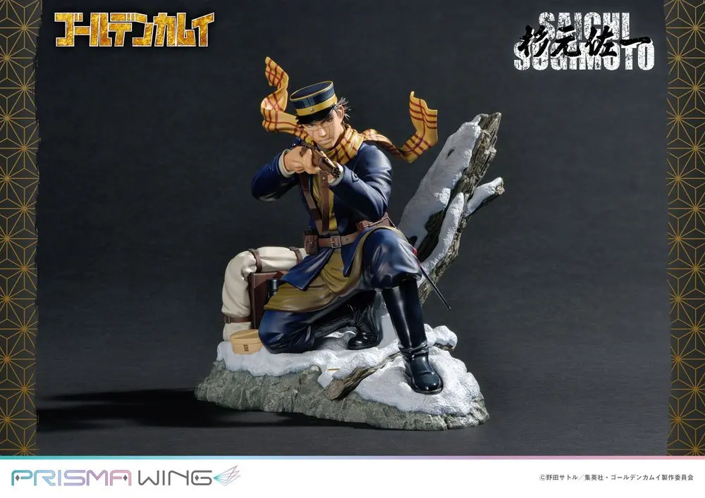 Golden Kamuy Prisma Wing 1/7 Saichi Sugimoto PVC szobor figura 20 cm termékfotó