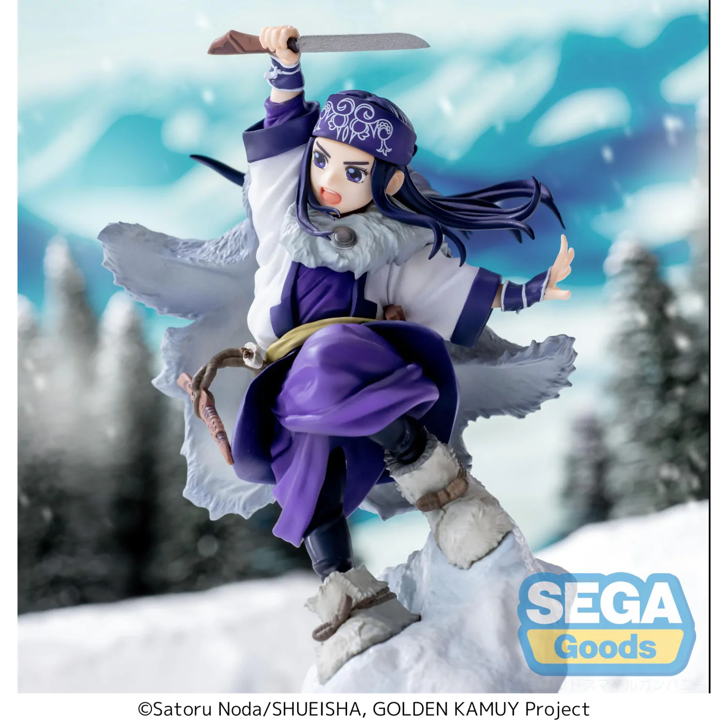 Golden Kamuy Xross Link Anime Asirpa PVC szobor figura 11 cm  termékfotó