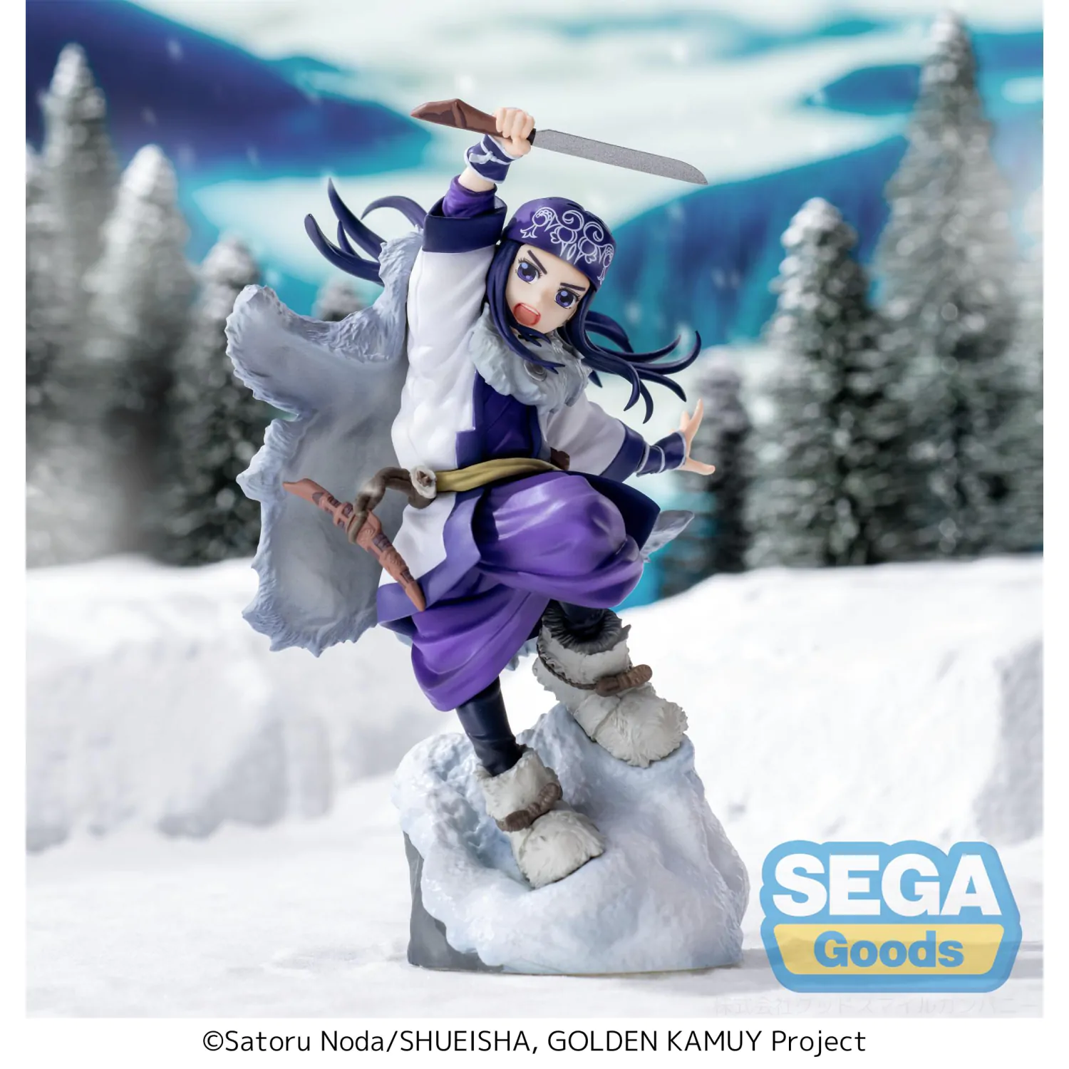 Golden Kamuy Xross Link Anime Asirpa PVC szobor figura 11 cm  termékfotó