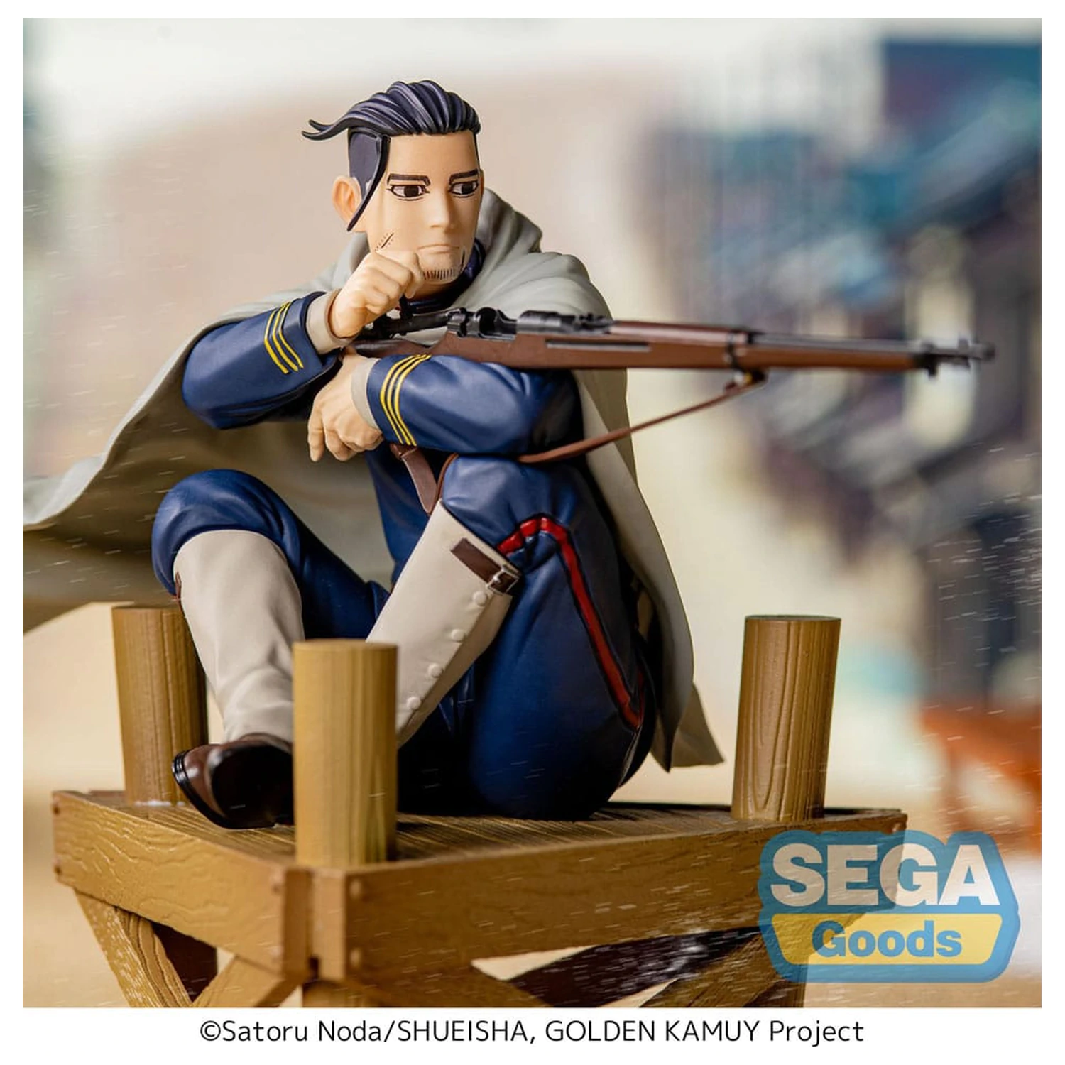 Golden Kamuy Xross Link Anime Hyakunosuke Ogata PVC szobor figura 13 cm   termékfotó