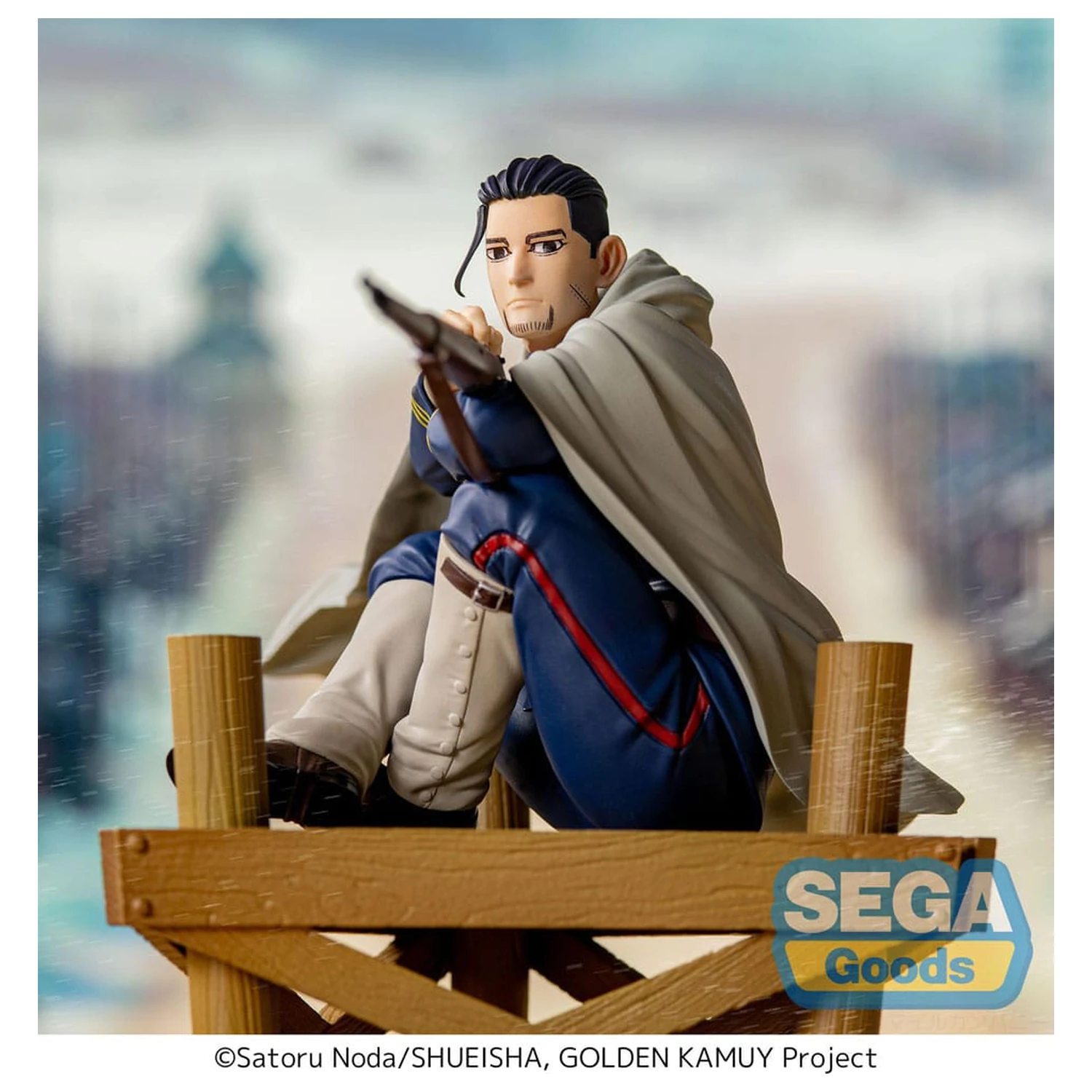 Golden Kamuy Xross Link Anime Hyakunosuke Ogata PVC szobor figura 13 cm   termékfotó