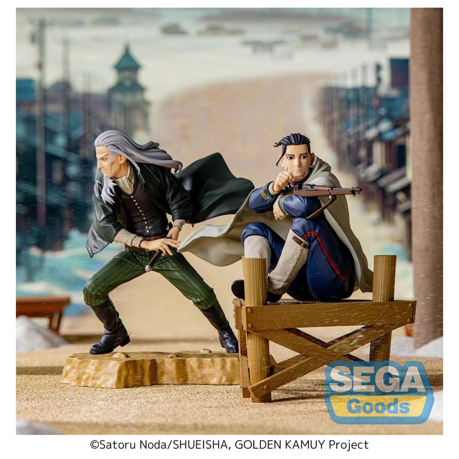 Golden Kamuy Xross Link Anime Hyakunosuke Ogata PVC szobor figura 13 cm   termékfotó