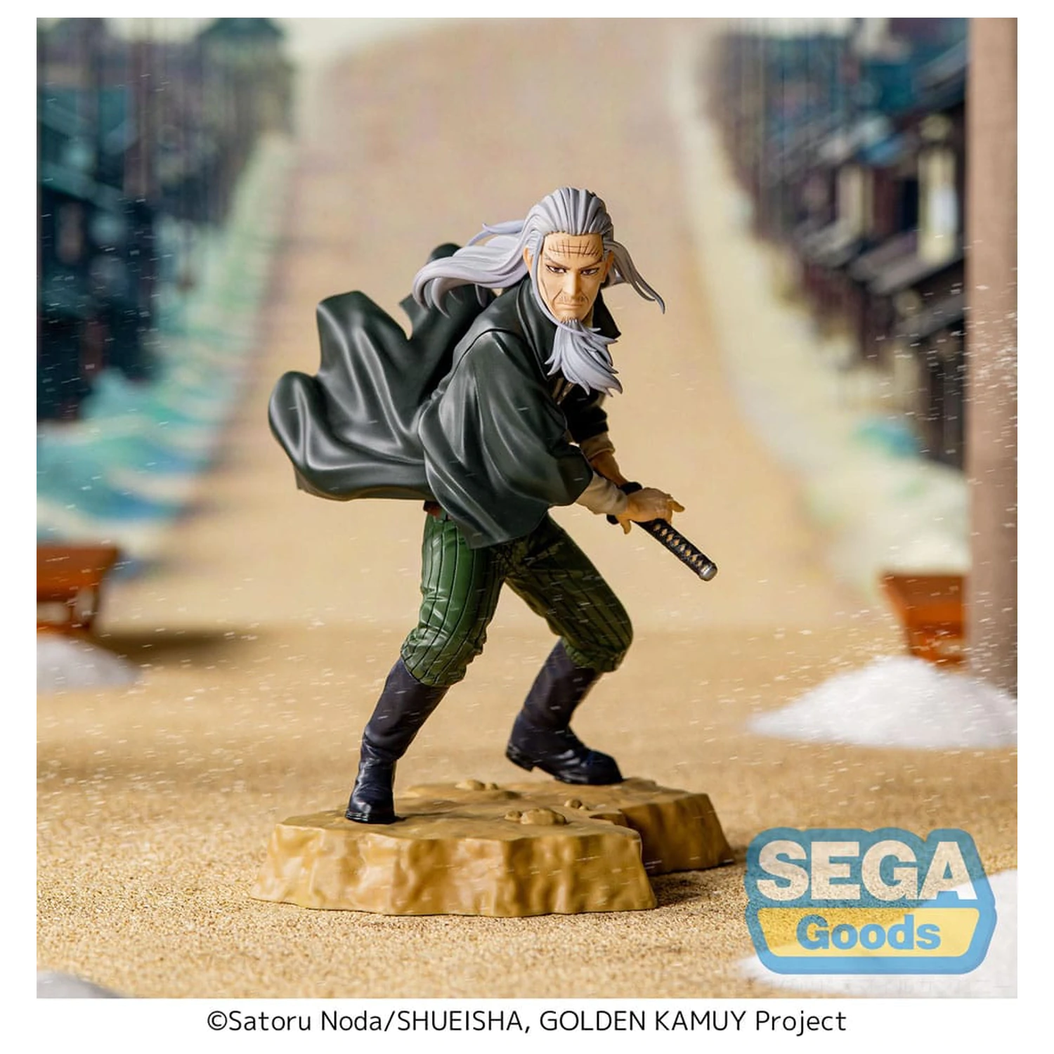 Golden Kamuy Xross Link Anime Toshizo Hijikata PVC szobor figura 13 cm  termékfotó