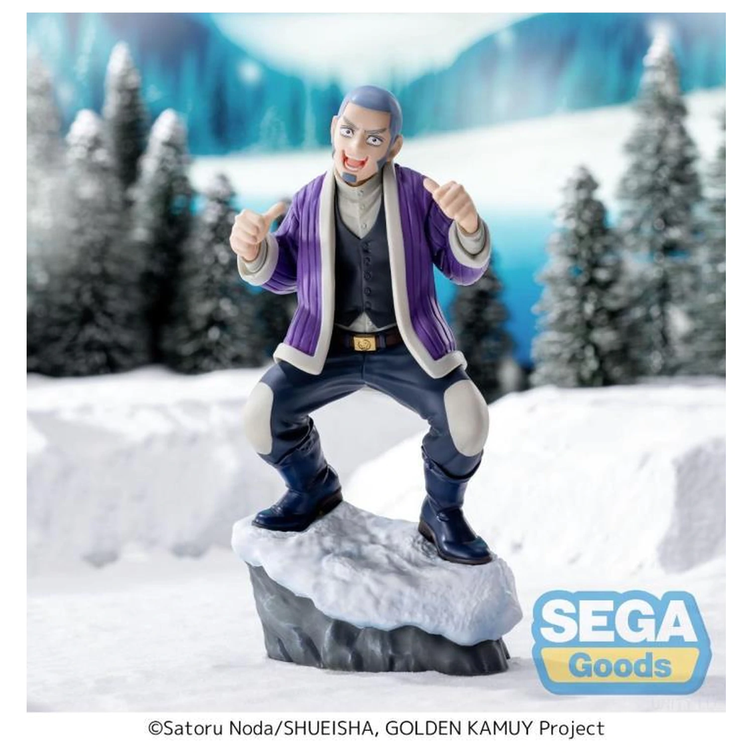 Golden Kamuy Xross Link Anime Yoshitake Shiraishi PVC szobor figura 14 cm  termékfotó