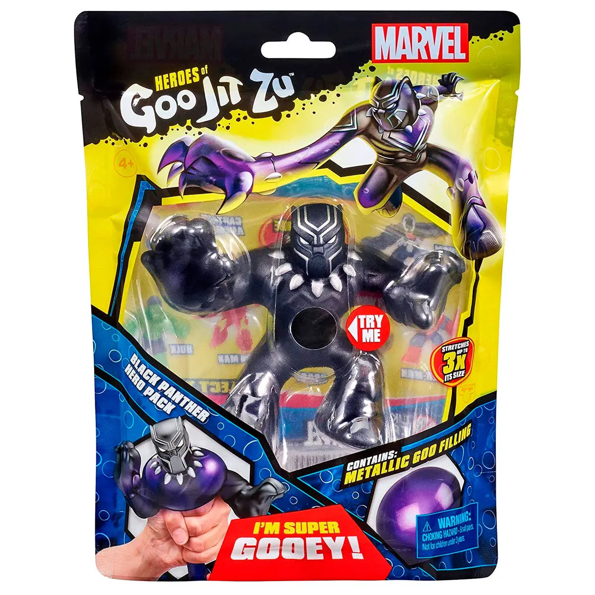 Goo Jit Zu Heroes Marvel Pack Panther figura termékfotó