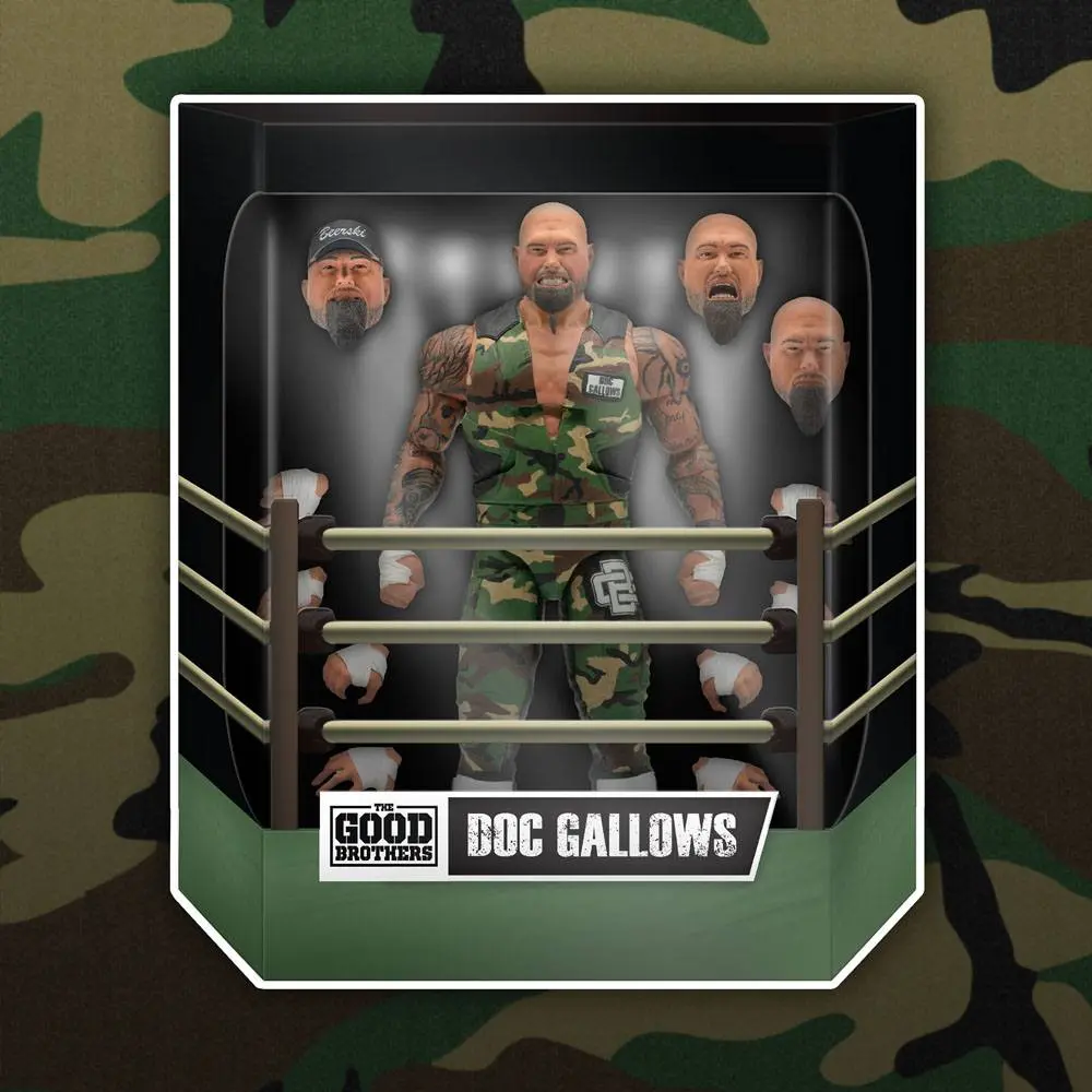 Good Brothers Wrestling Ultimates Doc Gallows akciófigura 18 cm termékfotó