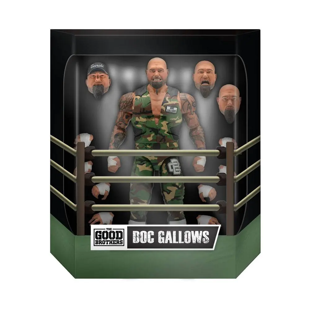 Good Brothers Wrestling Ultimates Doc Gallows akciófigura 18 cm termékfotó