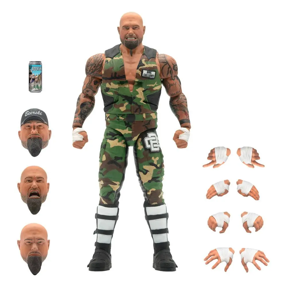 Good Brothers Wrestling Ultimates Doc Gallows akciófigura 18 cm termékfotó