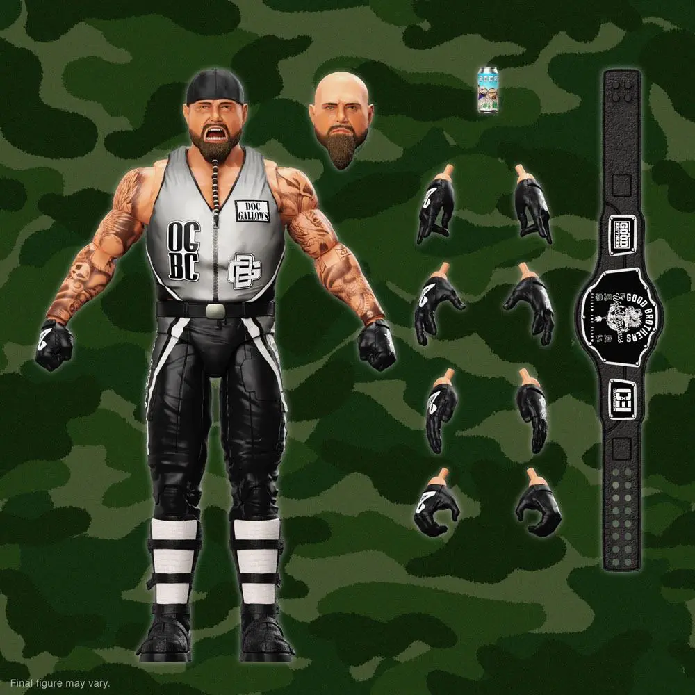 Good Brothers Wrestling Ultimates Wave 2 Doc Gallows akciófigura 18 cm termékfotó