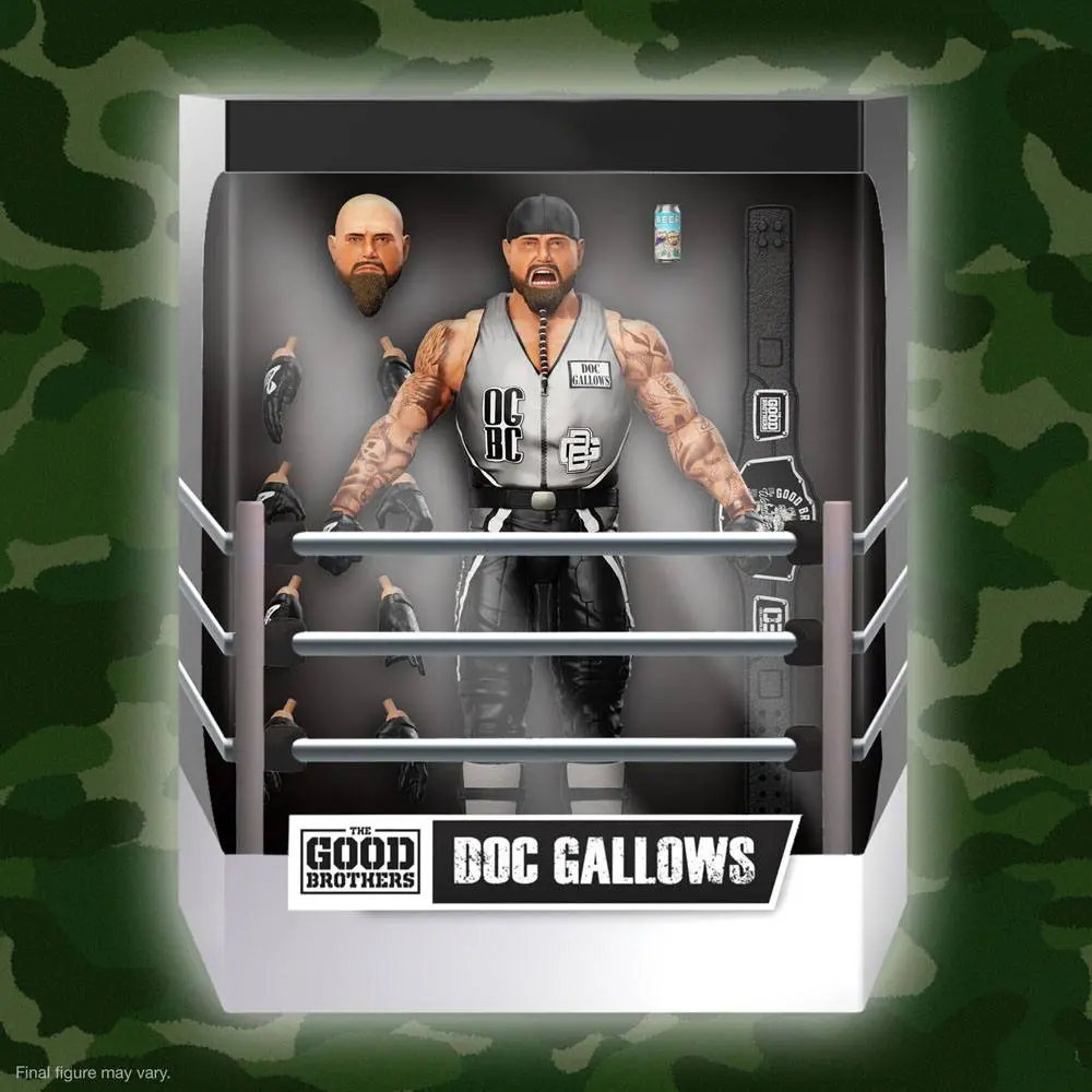 Good Brothers Wrestling Ultimates Wave 2 Doc Gallows akciófigura 18 cm termékfotó