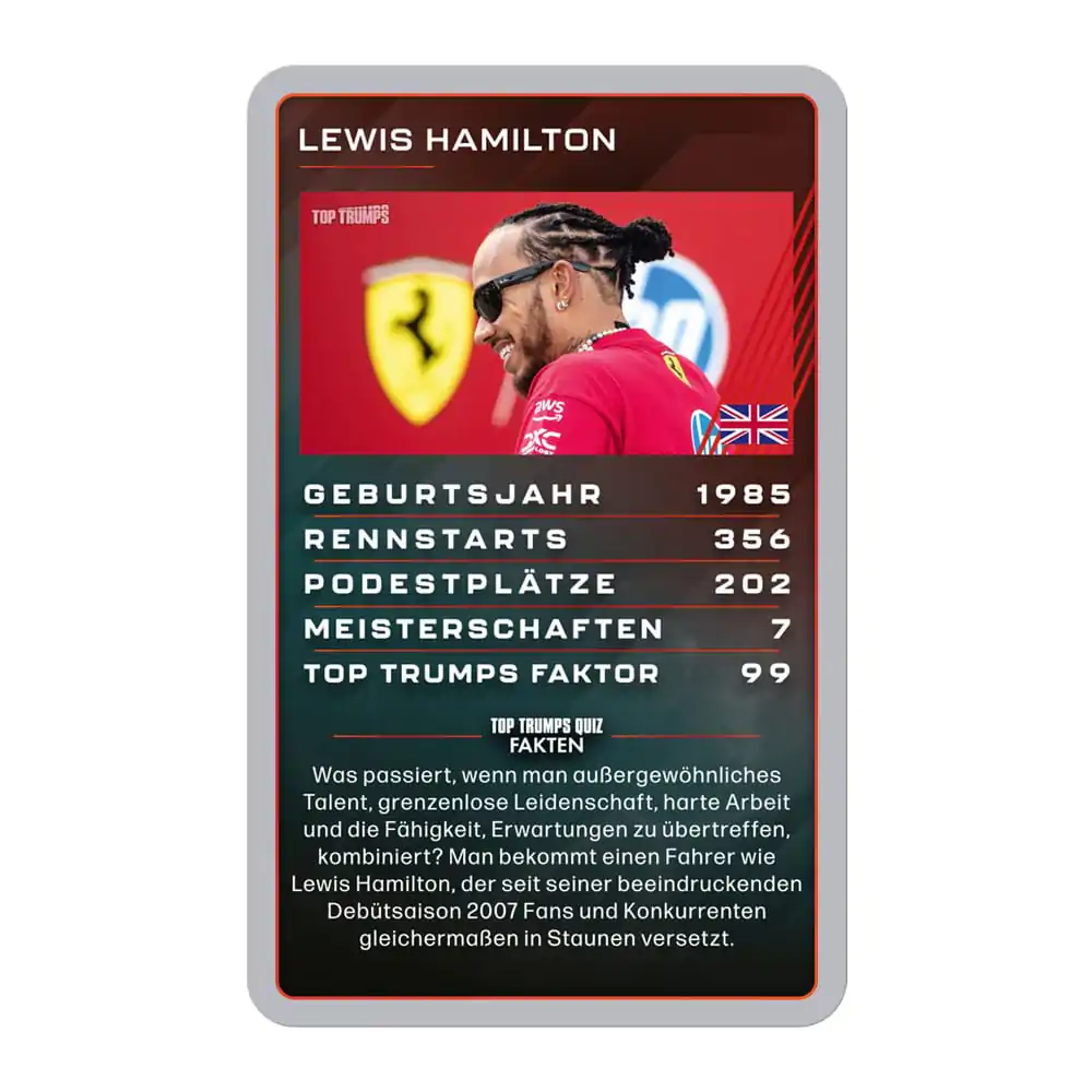 Grand Prix Helden Top Trumps Collectables német nyelvű kártyajáték termékfotó