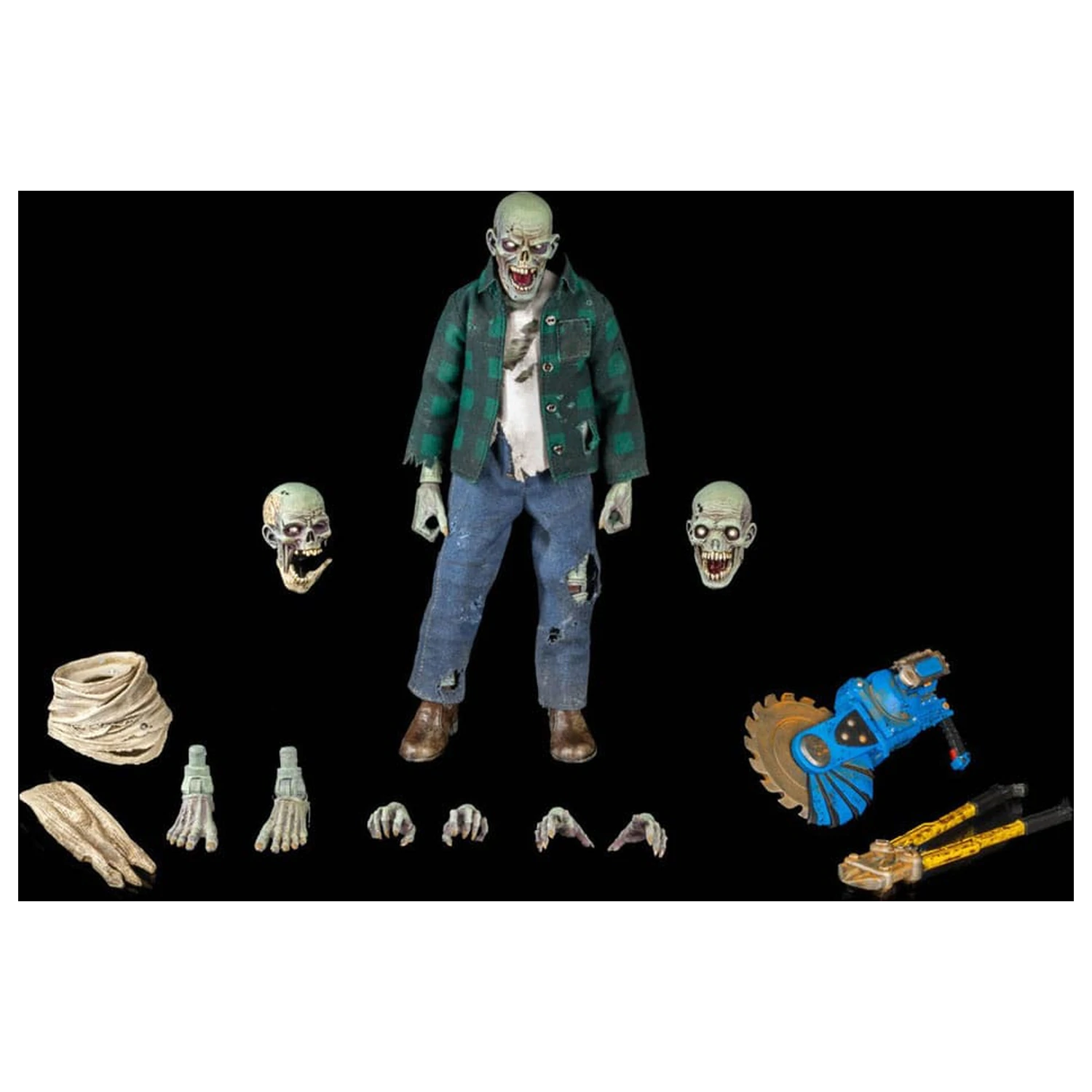 Graveyard Series Worker Zombie akciófigura termékfotó