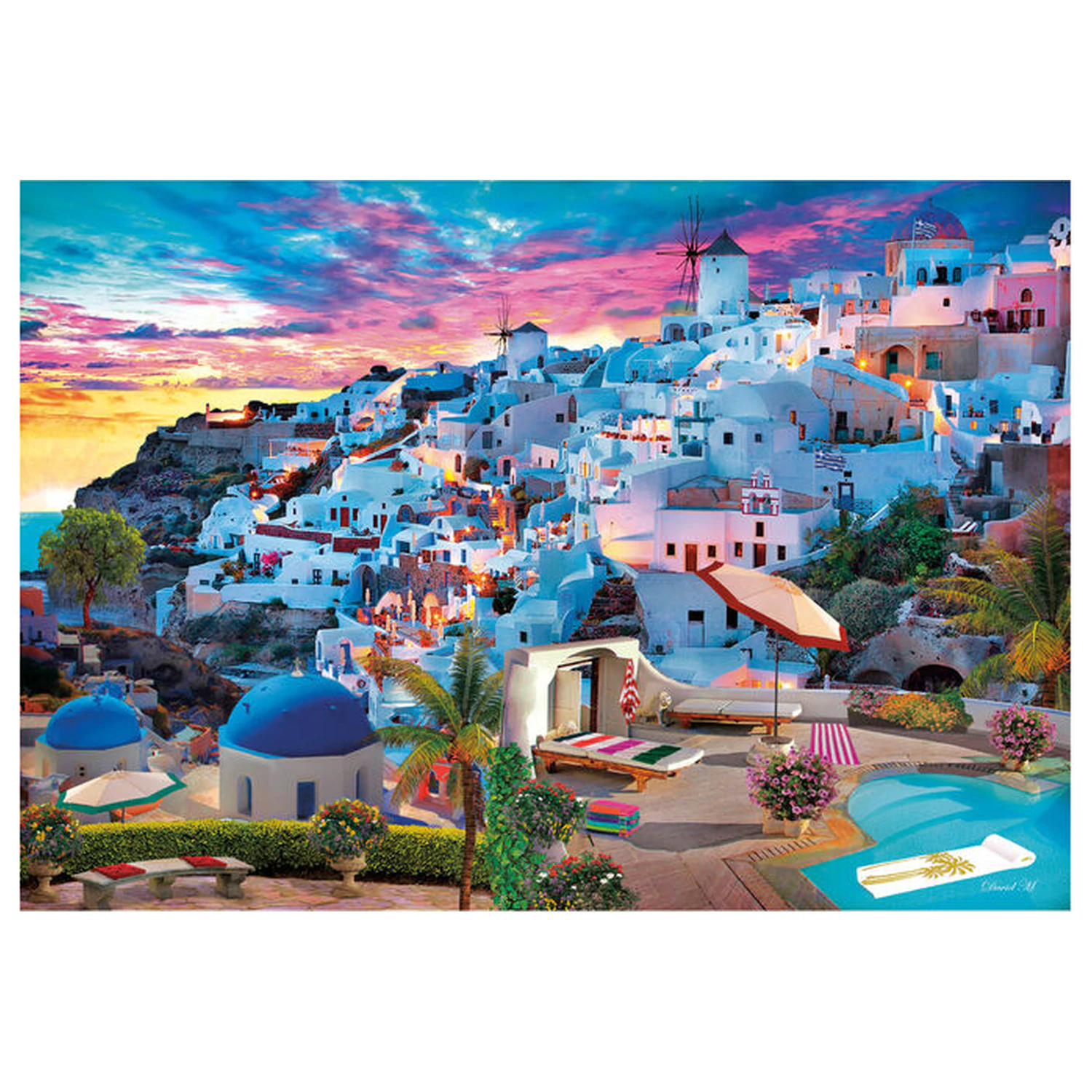 Greece View puzzle 500db-os termékfotó
