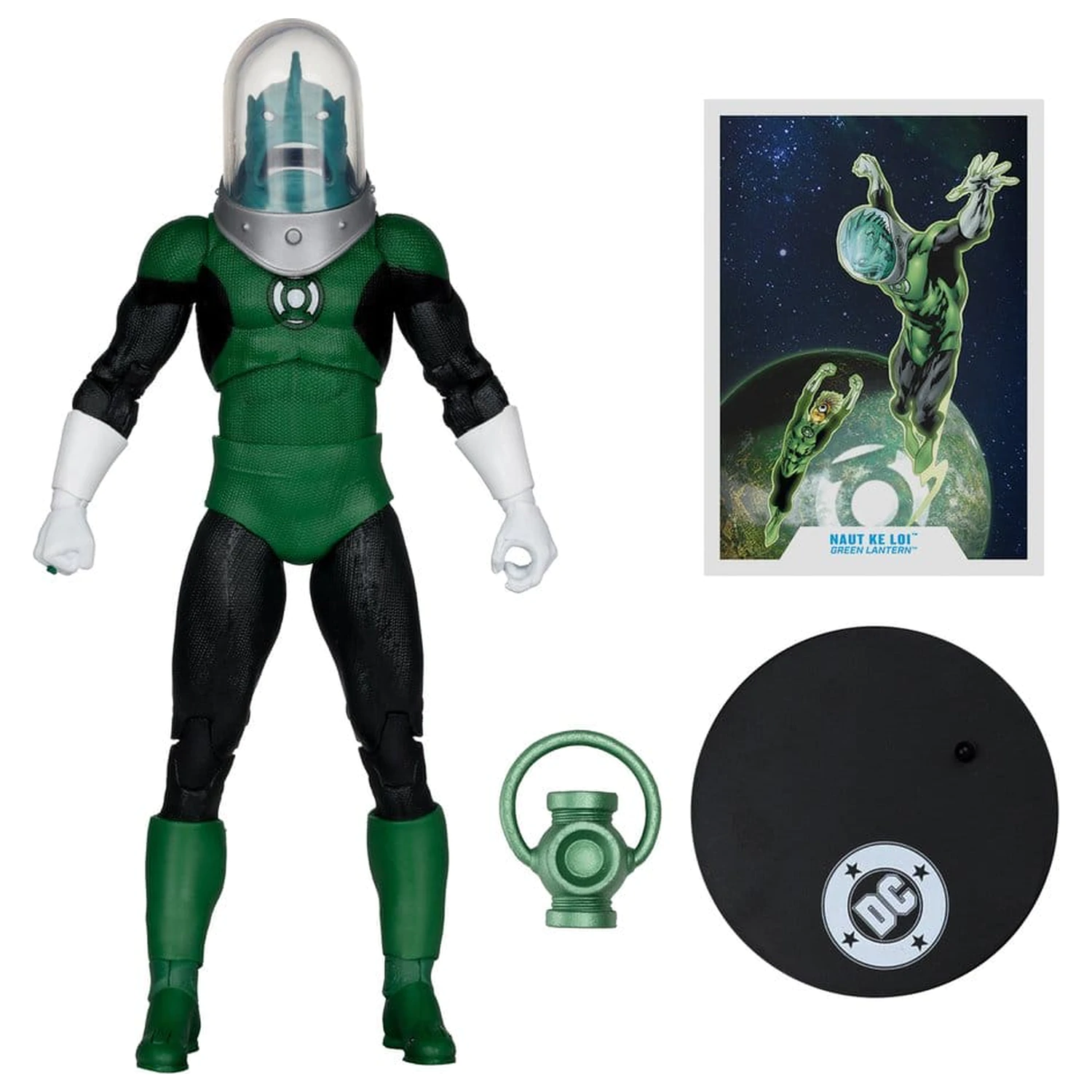Green Lantern DC Multiverse akciófigura Naut Ke Loi 19 cm termékfotó