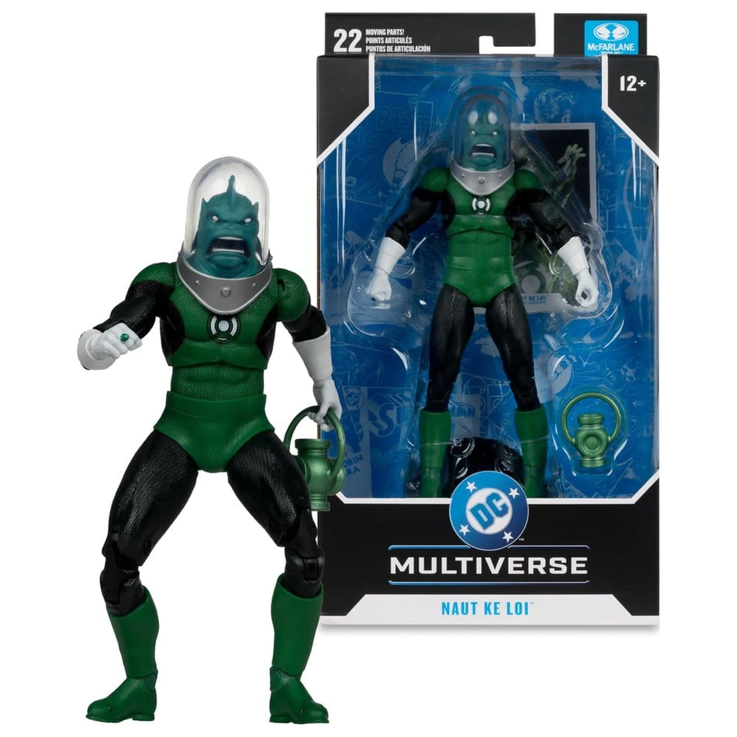 Green Lantern DC Multiverse akciófigura Naut Ke Loi 19 cm termékfotó