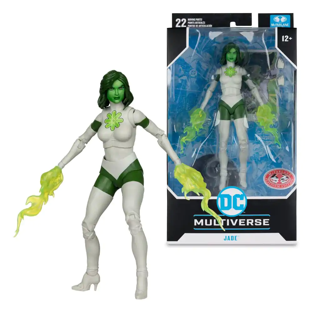 Green Latern Corps DC Multiverse Jade (Red Platinum Edition) akciófigura 17 cm termékfotó