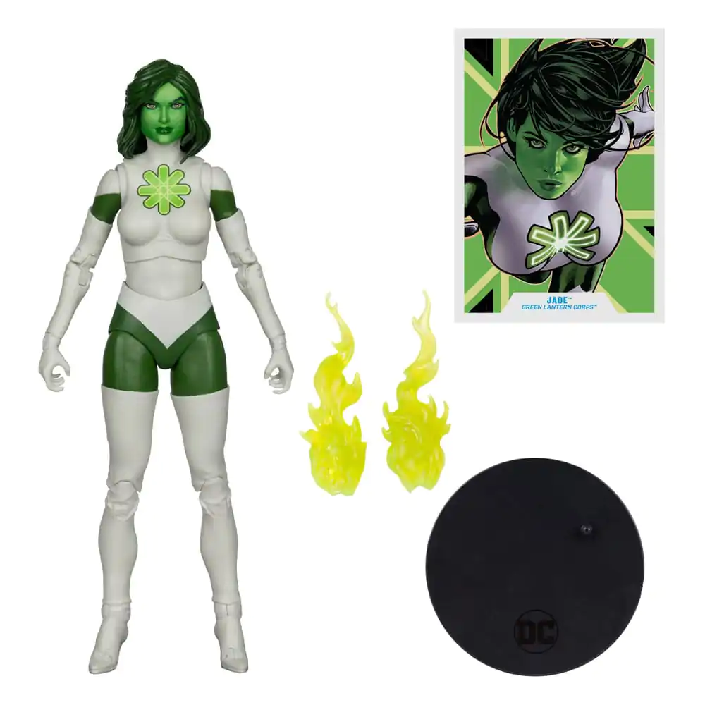 Green Latern Corps DC Multiverse Jade (Red Platinum Edition) akciófigura 17 cm termékfotó