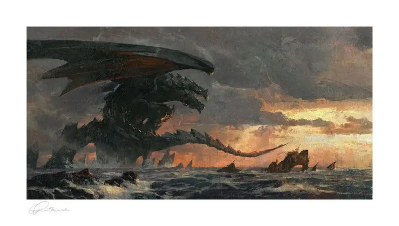 Greg Rutkowski Art Print Before the Storm 43 x 76 cm - keretezetlen vászonkép termékfotó