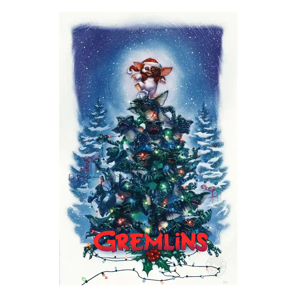 Gremlins Art Print Gift of the Mogwai 41 x 61 cm - keretezetlen vászonkép termékfotó