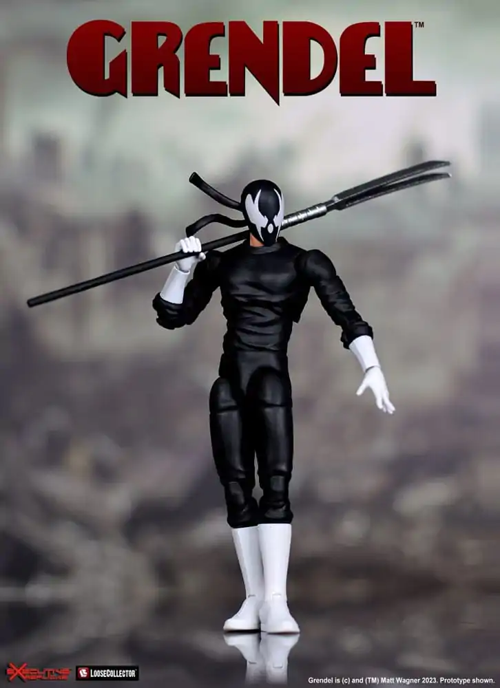 Grendel by Matt Wagner 1/12 Grendel (Hunter Rose) akciófigura 15 cm termékfotó