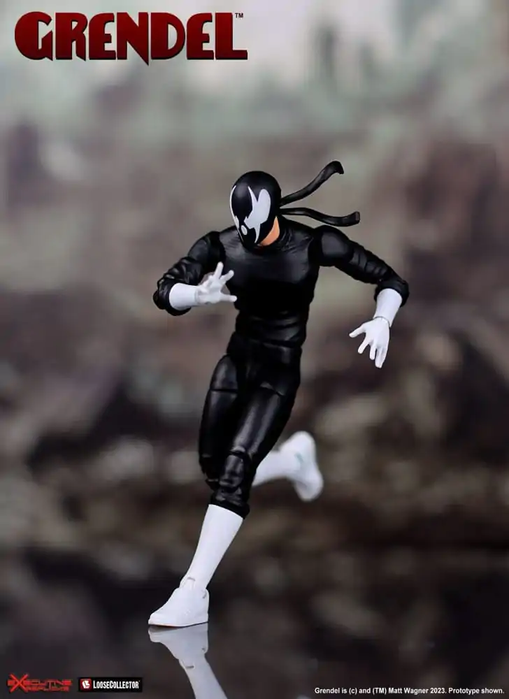 Grendel by Matt Wagner 1/12 Grendel (Hunter Rose) akciófigura 15 cm termékfotó