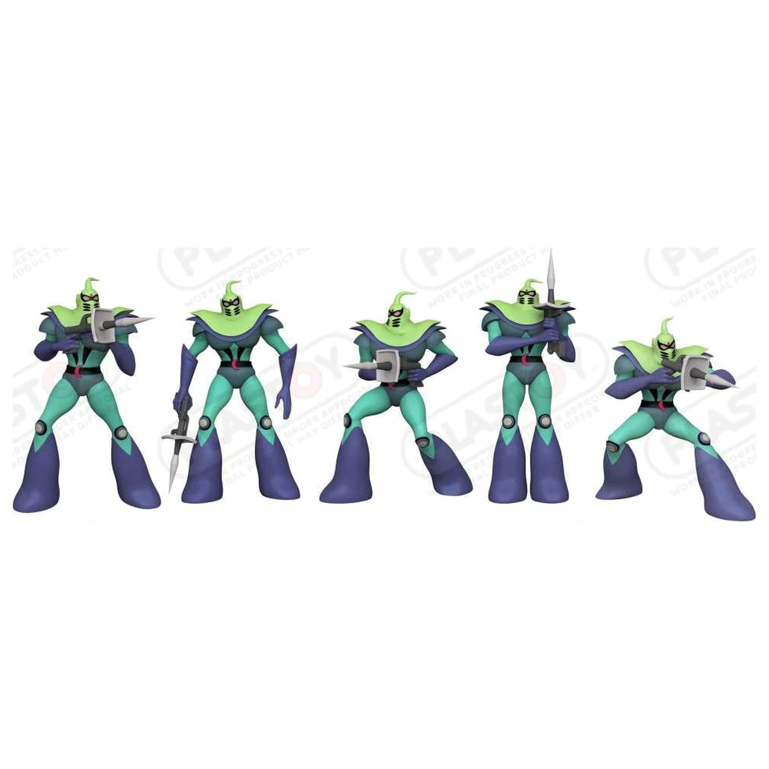 Grendizer Vegan Soldiers 5 db-os figura csomag 7cm termékfotó