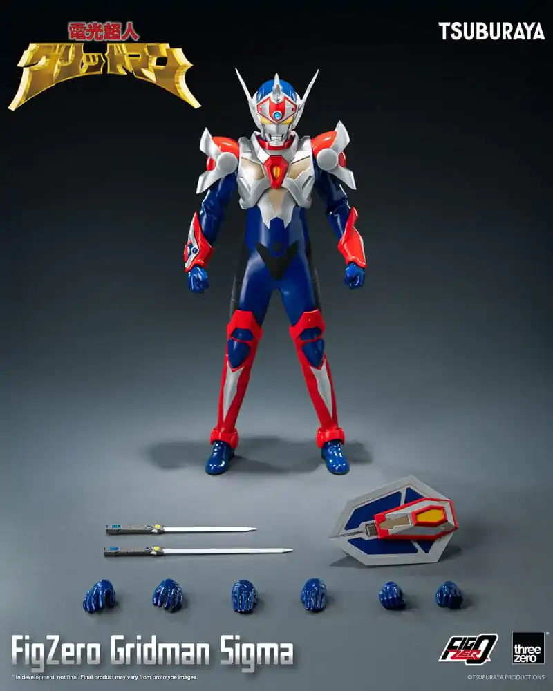 Gridman the Hyper Agent: Revenge of Neo Evil Lord FigZero Gridman Sigma akciófigura 30 cm termékfotó