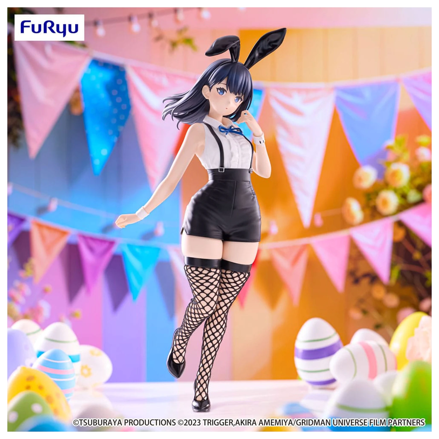 Gridman Universe BiCute Bunnies Rikka Takarada Easter Bunny Ver. PVC szobor figura 28 cm  termékfotó