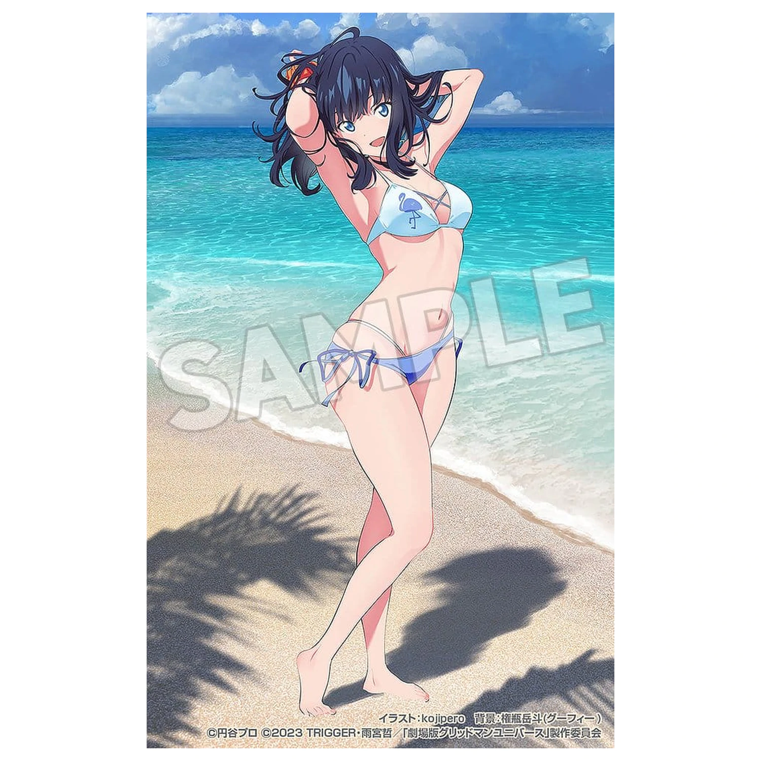 Gridman Universe Pop Up Parade Beach Queens Rikka Takarada Ver. L Size PVC szobor figura 22 cm         termékfotó