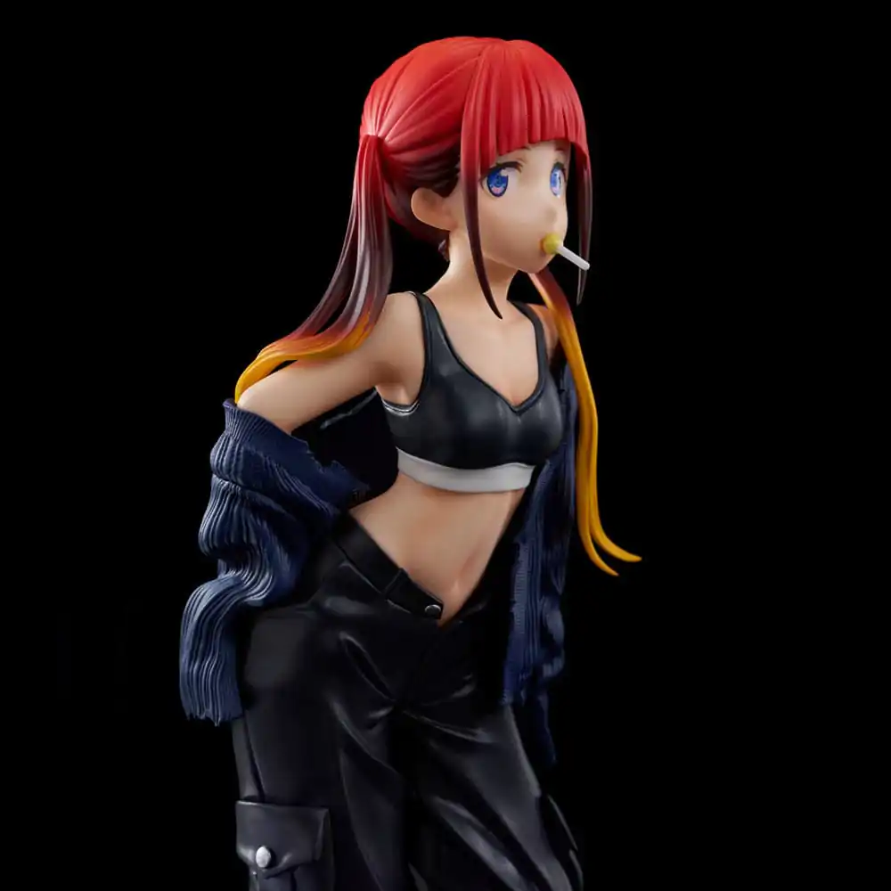 Gridman Universe Zozo Black Collection Chise Asukagawa PVC szobor figura 21 cm termékfotó