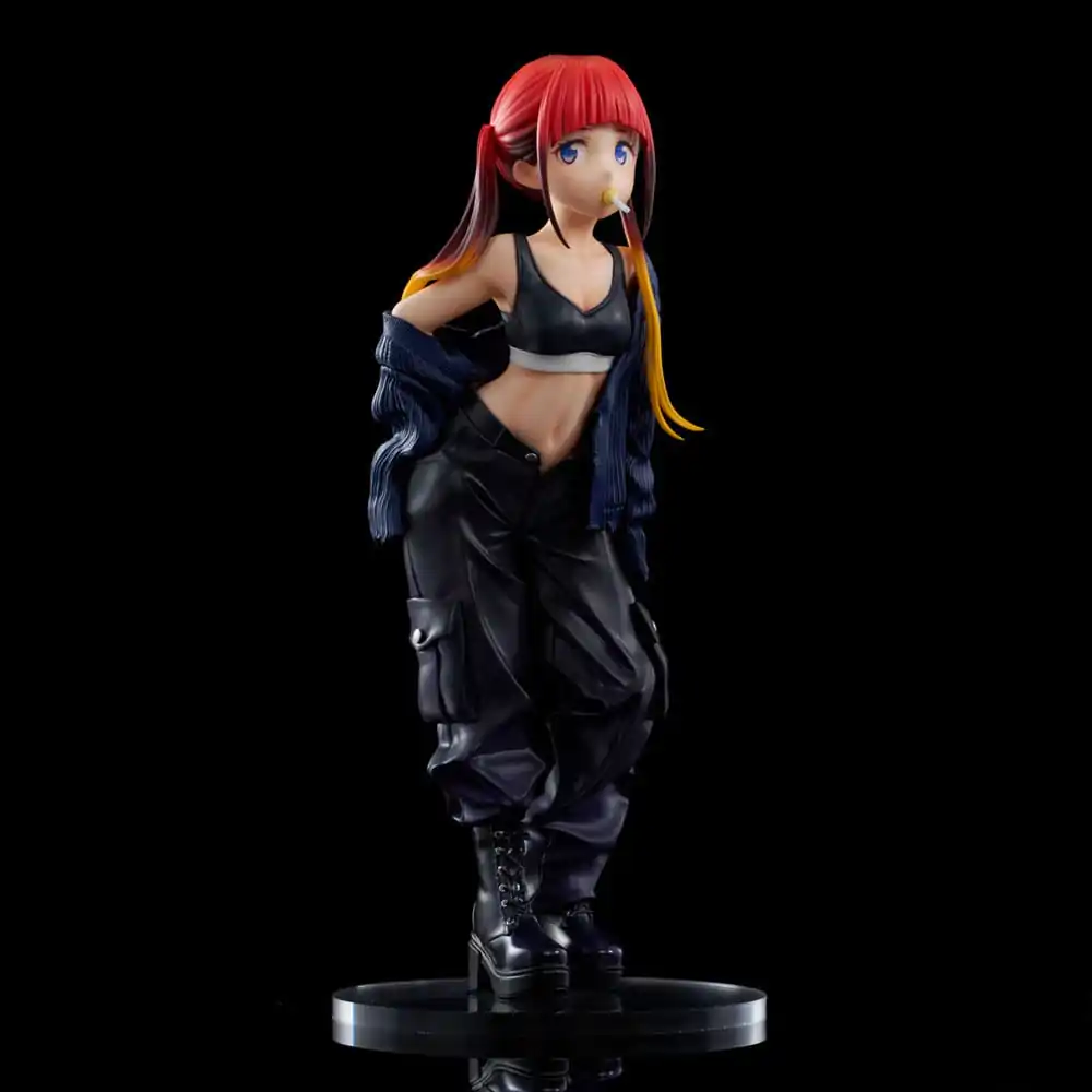 Gridman Universe Zozo Black Collection Chise Asukagawa PVC szobor figura 21 cm termékfotó