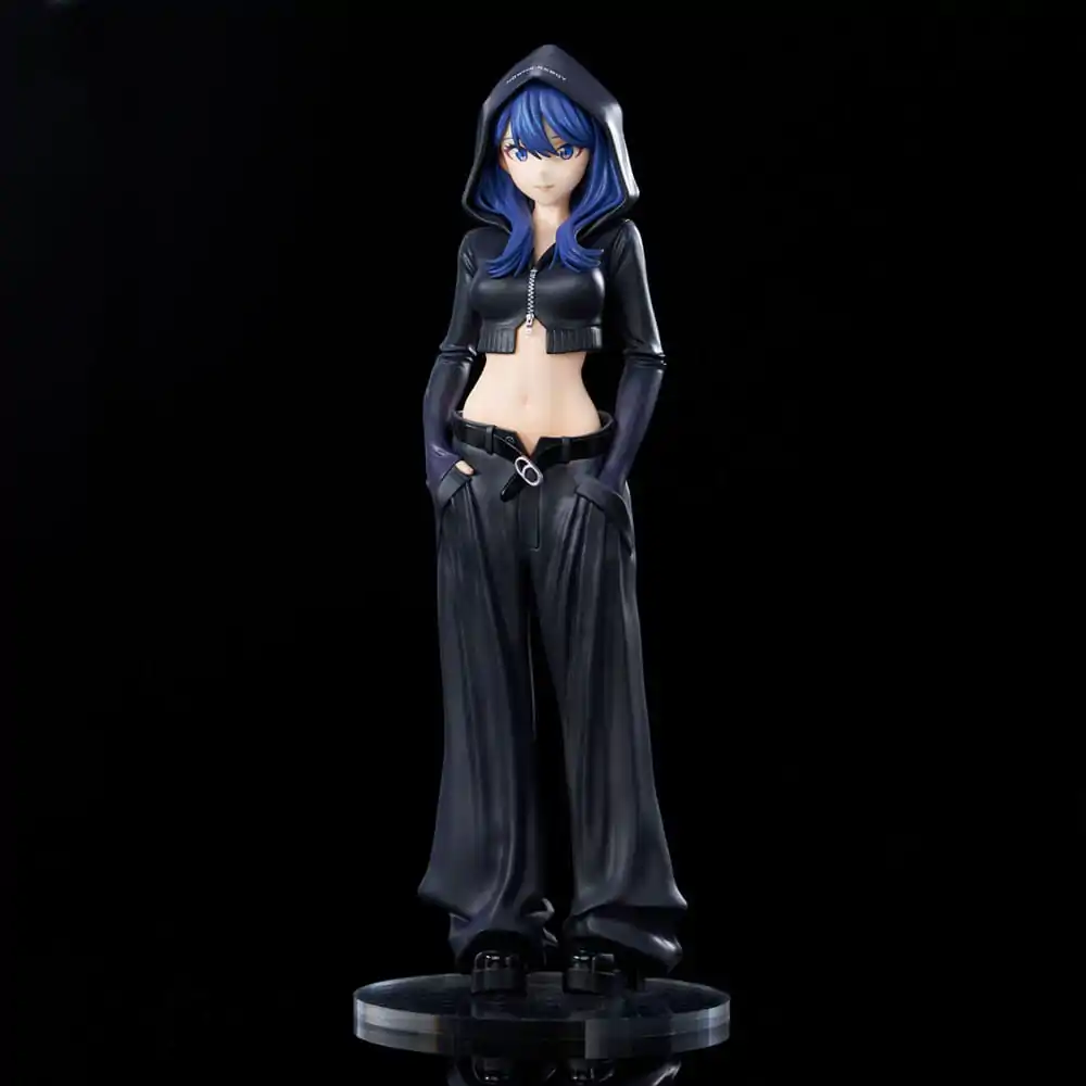 Gridman Universe Zozo Black Collection Rikka Takarada PVC szobor figura 24 cm termékfotó