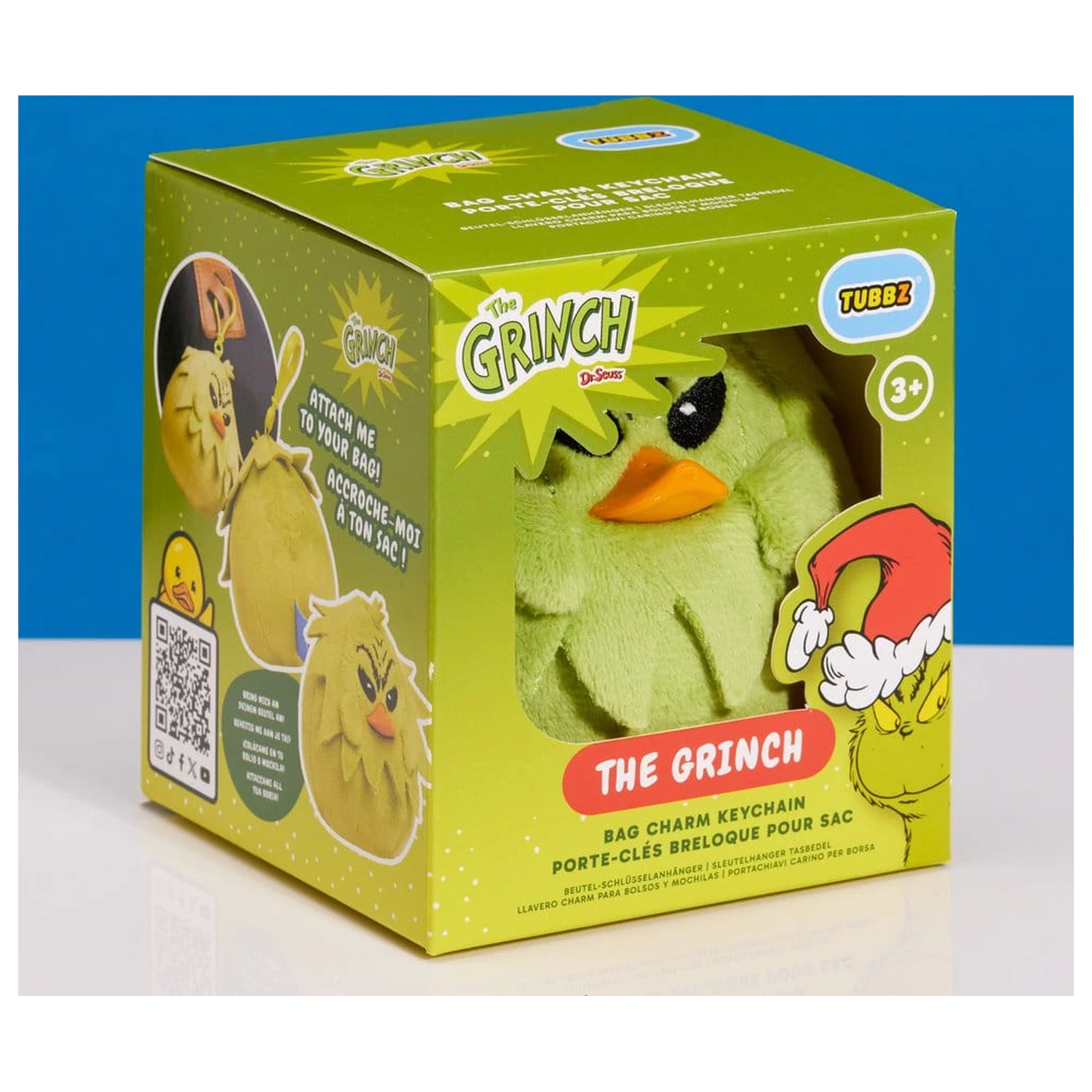 Grinch Tubbz cipzárdísz/táskadísz termékfotó