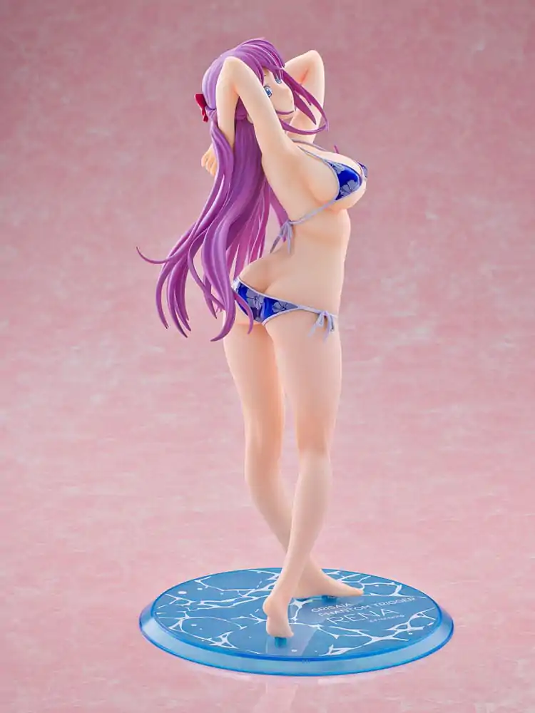 Grisaia Phantom Trigger 1/6 Rena Fukami Metallic Blue Ver. PVC szobor figura 28 cm termékfotó