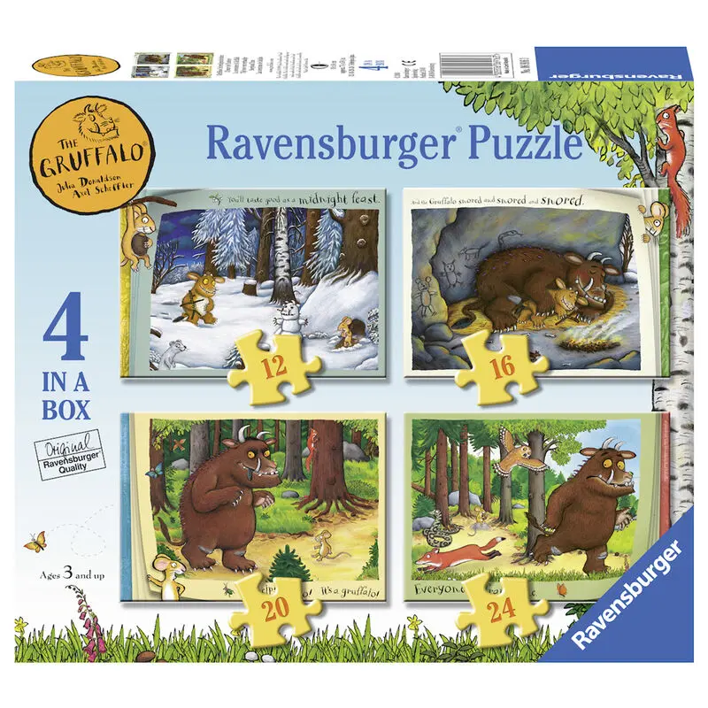 Gruffalo puzzle 12+16+20+24db-os termékfotó