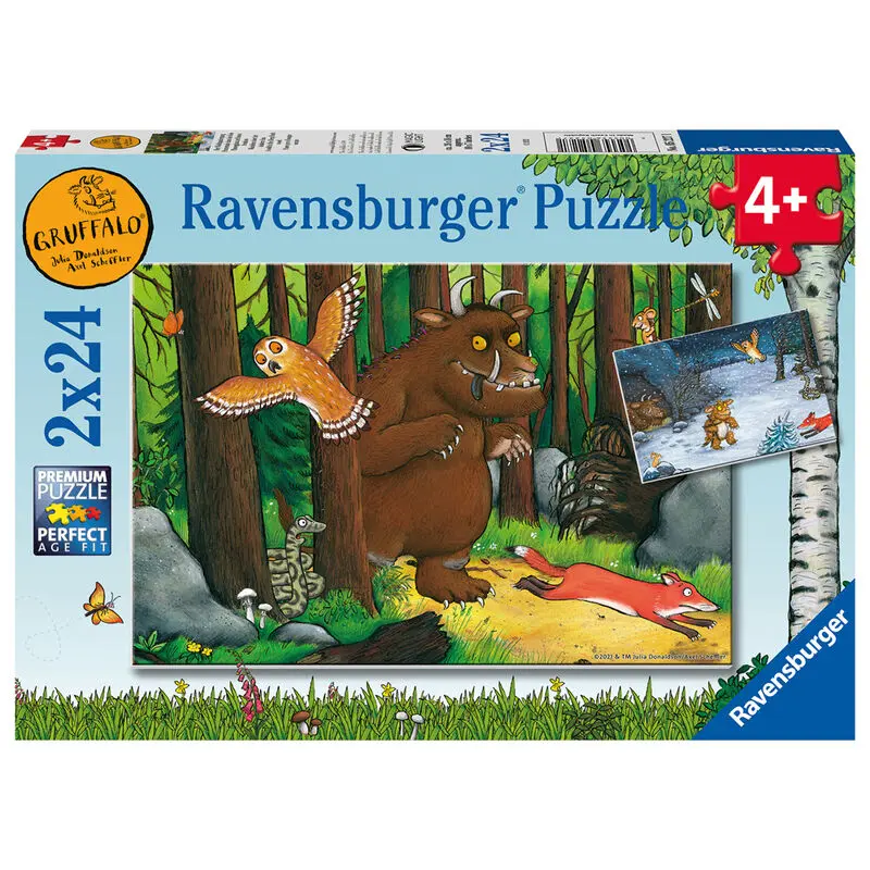 Gruffalo puzzle 2x24db-os termékfotó