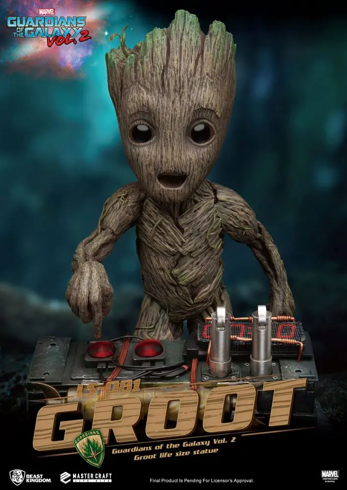 Guardians of the Galaxy 2 Life-Size Statue Baby Groot szobor 32 cm termékfotó