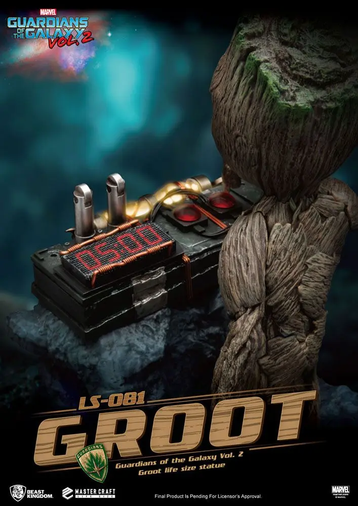 Guardians of the Galaxy 2 Life-Size Statue Baby Groot szobor 32 cm termékfotó