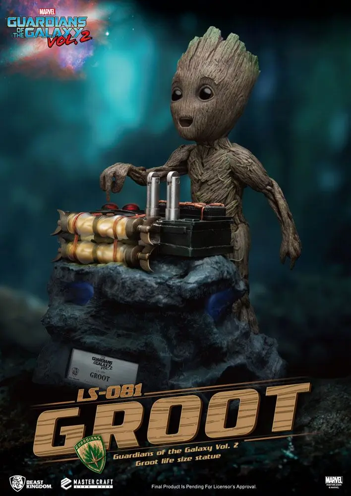 Guardians of the Galaxy 2 Life-Size Statue Baby Groot szobor 32 cm termékfotó