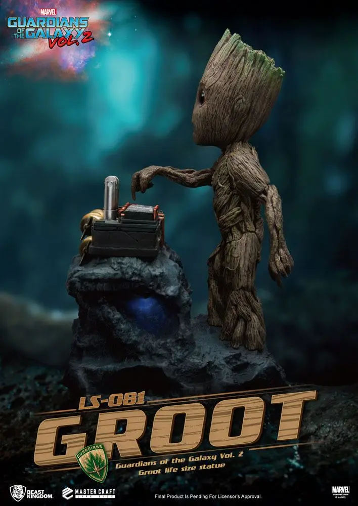 Guardians of the Galaxy 2 Life-Size Statue Baby Groot szobor 32 cm termékfotó