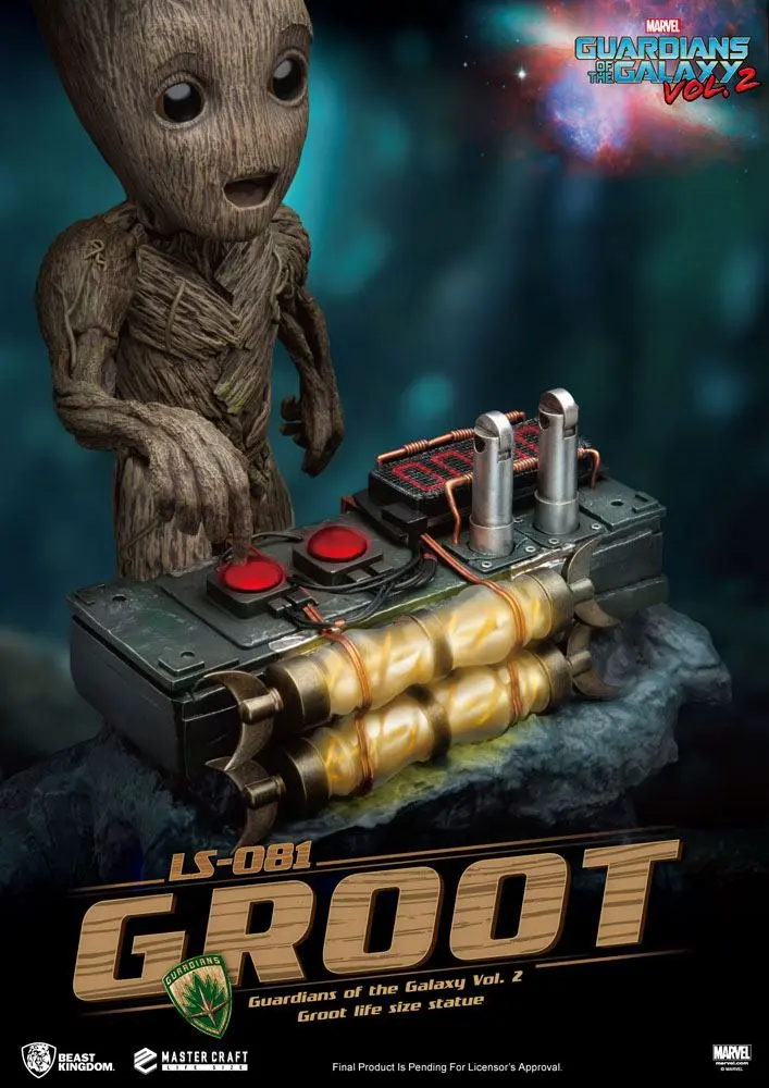 Guardians of the Galaxy 2 Life-Size Statue Baby Groot szobor 32 cm termékfotó
