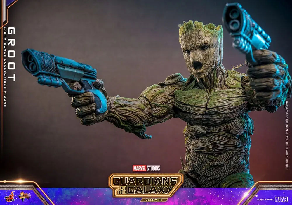 Guardians of the Galaxy 3 Movie Masterpiece 1/6 Groot akciófigura 32 cm termékfotó