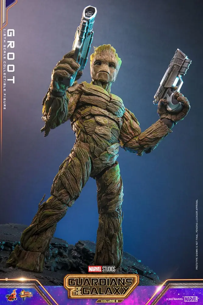 Guardians of the Galaxy 3 Movie Masterpiece 1/6 Groot akciófigura 32 cm termékfotó