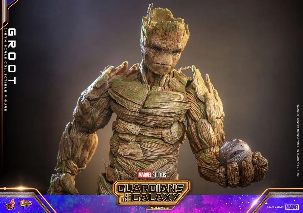 Guardians of the Galaxy 3 Movie Masterpiece 1/6 Groot akciófigura 32 cm termékfotó