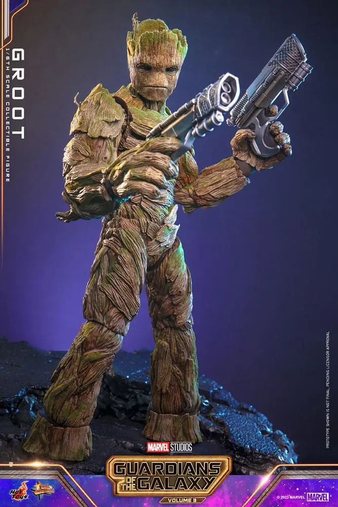 Guardians of the Galaxy 3 Movie Masterpiece 1/6 Groot akciófigura 32 cm termékfotó