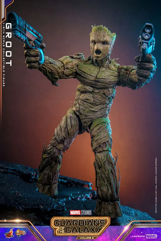 Guardians of the Galaxy 3 Movie Masterpiece 1/6 Groot akciófigura 32 cm termékfotó