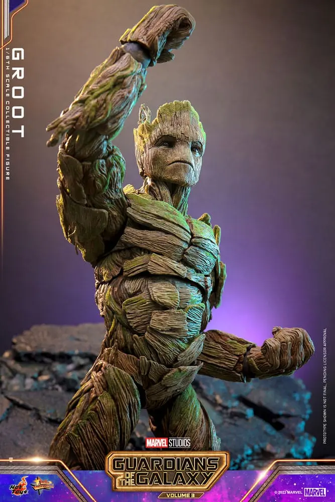 Guardians of the Galaxy 3 Movie Masterpiece 1/6 Groot akciófigura 32 cm termékfotó