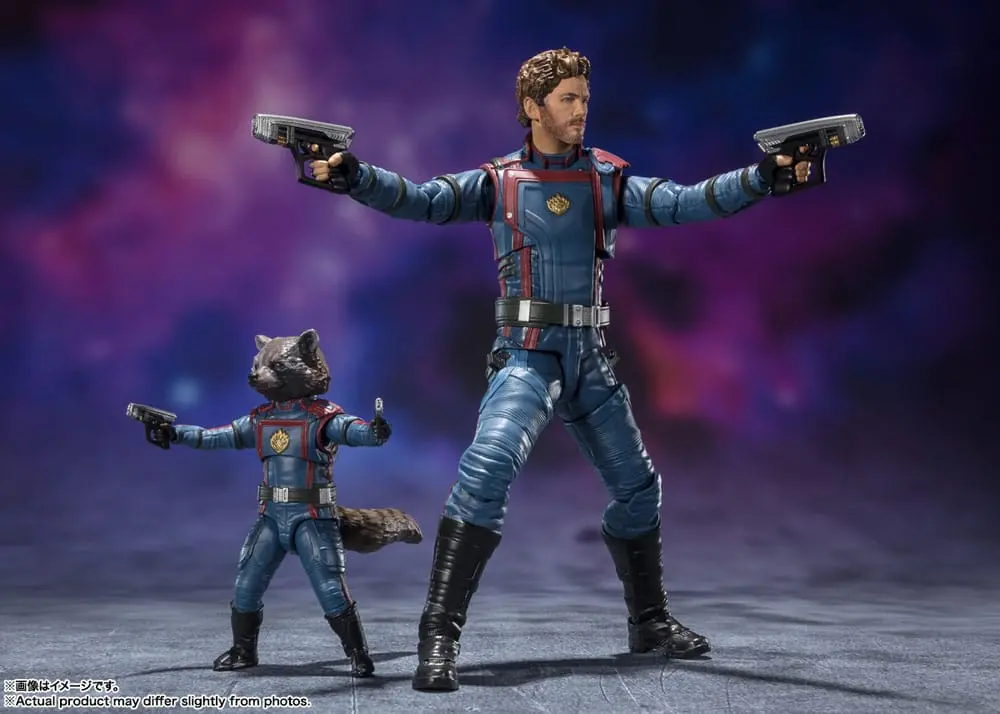 Guardians of the Galaxy 3 S.H. Figuarts Star Lord & Rocket Raccoon akciófigurák 6-15 cm termékfotó
