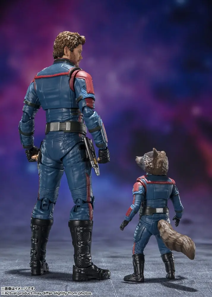 Guardians of the Galaxy 3 S.H. Figuarts Star Lord & Rocket Raccoon akciófigurák 6-15 cm termékfotó