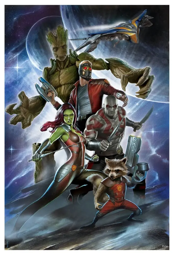 Guardians of the Galaxy Art Print Castaways 41 x 61 cm - keretezetlen vászonkép termékfotó